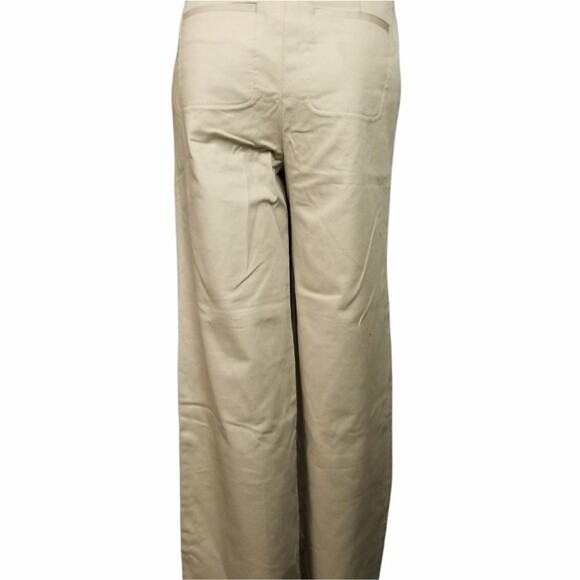Boden 98% Cotton Beige Wide Leg Pants, size 2. - Picture 3 of 4